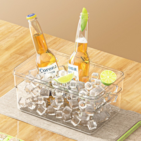 Forma de Gheata, Cyrax, Doua Straturi, Inchidere Etans, din PP+PET, 19 x 12 x 9.5 cm, Bej