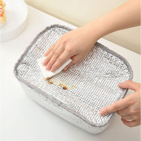 Geantă Frigorifică, Cyrax, cu Desene Animat 3D, Portabilă pentru Copii, de Prânz, din Pânză Oxford, 27.5x18x20 cm, Model Balena, Albastru