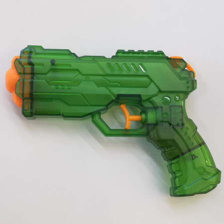Pistol cu Apa, Cyrax, Manual, din PP, 23 x 16 x 4 cm, 250 ml, Verde