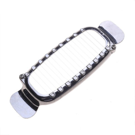 Feliator de Alimente, Cyrax, pentru Branza, Unt, Oua, din Aluminiu, 19.5 x 6.5 x 2 cm, Argintiu