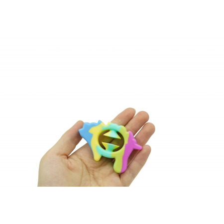 Cyrax Jucarie senzoriala antistres cu ventuza de decompresie, Antrenare antebrat, Fidget Toy, Model Porcusor, Macarons