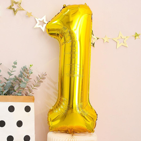 Set 30 Baloane Folie si Latex, Cyrax, Tematica Prima Aniversare, Baloane Latex 30cm, 25cm, Figurina Girafa 32x34 cm, Frunza Palmier 15 cm, Cifra 1 76 cm, Multicolor