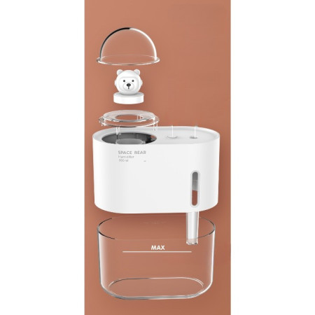 Umidificator Urs Spatial,  300 ml, alb