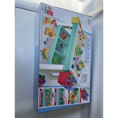 Cyrax Masa de joaca pentru construit, 69 piese incluse