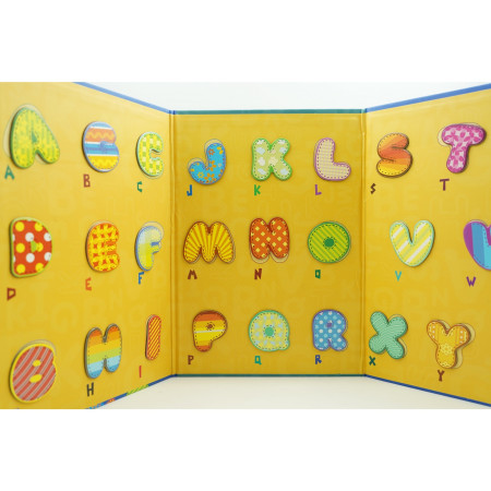 Cyrax Joc educativ magnetic tip carte, Fancy Magnetic Chartlet, 26 de piese, +3 ani, multicolor