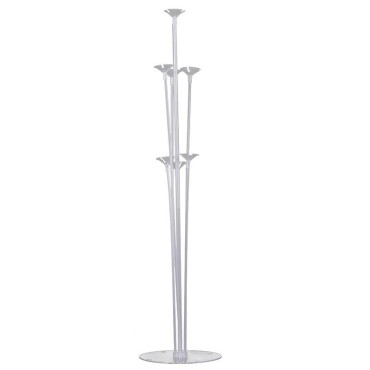 Suport pentru Baloane, Cyrax, cu Trei Straturi, pentru 7 Baloane, 70 cm, Transparent