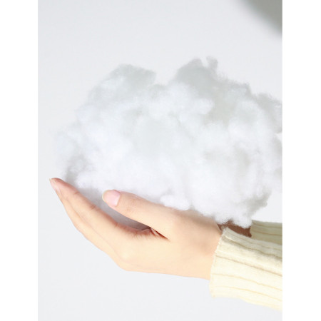 Perna de Calatorie,  Pentru Gat si Cap, Umplutura din Bumbac, 28x28x10 cm, cu Model Brodat Urs, Gri