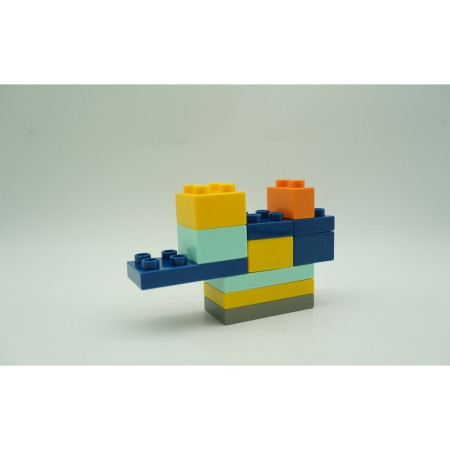 Set piese de constructii pentru copii, Cyrax, Animal series, 134 piese, Multicolor