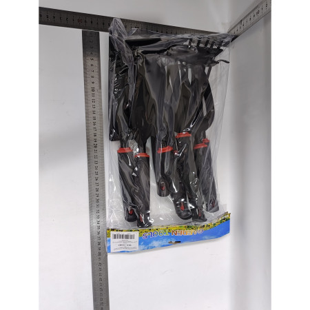 Set 9 Unelte de Gradina  pentru Plantare Prelucrare Sol si Ingrijire Plante, Material PVC si cardboard, 25 x 14.5 cm, negru