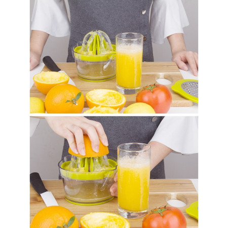 Storcator de Fructe 2 in 1, Cyrax, cu Razatoare si Separator Ou, 14.8 x 8 x 13 cm, Verde
