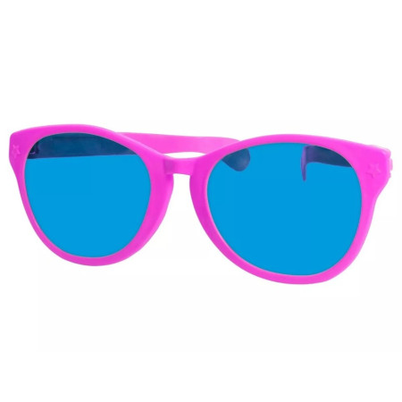 Ochelari Deghizare, Cyrax, Marime Exagerata, din Plastic, 26 x 9 cm, Roz
