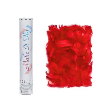 Tub de Confetti, Cyrax, Model Pene, 27 cm, Make It Fly, Rosu