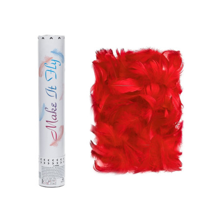 Tub de Confetti, Cyrax, Model Pene, 27 cm, Make It Fly, Rosu