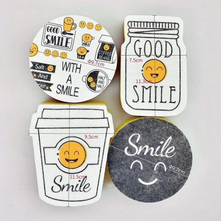 Set 4 bureti de vase Cyrax cu tematica Funny Model 2