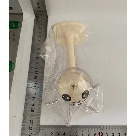 Suport Cuier pentru Perete,  Model Caracatita, Adeziv, 10 x 8.5 cm, 6 Brate, Crem