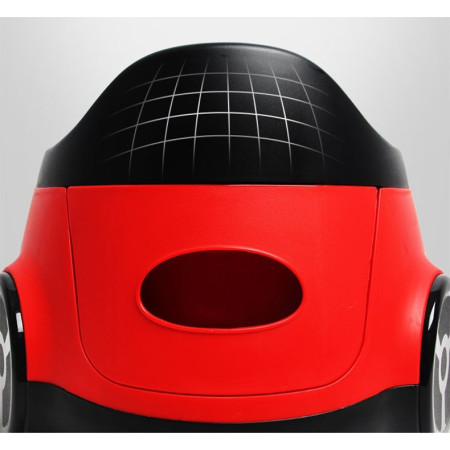 Olita pentru Copii, Cyrax, +1an, Portabila, Design Masinuta cu Capac, Model Prietenos, Non-Toxic, Compartiment Detasabil, Usor de Curatat, Rosu