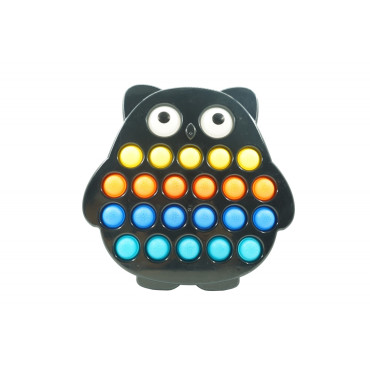 Cyrax Jucarie senzoriala antistres, Simple Dimple, Bufnita, Multicolor, V2