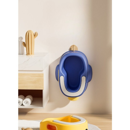 Olita pentru Copii, Cyrax, +1an, Portabila, Design Ratusca, Model Prietenos, Non-Toxic, Compartiment Detasabil, cu Maner, Usor de Curatat, Albastru
