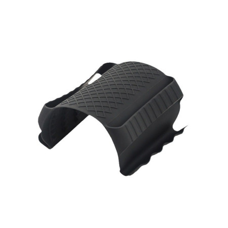 Suport de Silicon Multifunctional de Mana, Cyrax, pentru Cuptor, Alimente Fierbinti, Carne, Izolare Termica, Anti-alunecare, 18x12x1.5 cm, Negru